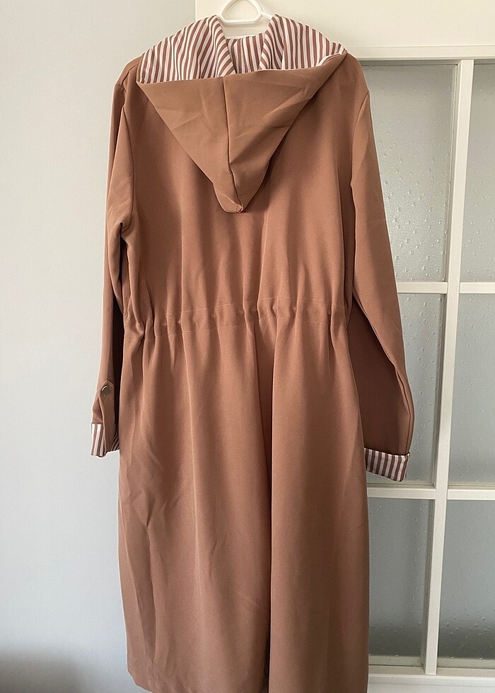 Tripen double kol çizgili kapişonlu kap - Görsel 2