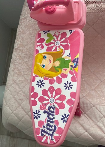 Çocuklar için Pembe Oyun Ütü Masası - Görsel 2