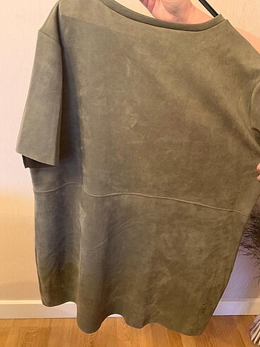 xxl Beden PRIMARK Haki renk Süet Kadın elbise