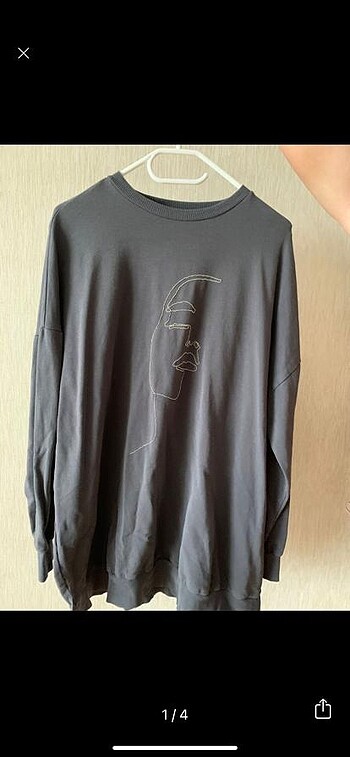 LCW kadın 3XL Gri Sweatshirt