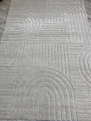  Beden beyaz Renk İskandinav halı 160x230 4 metre kare