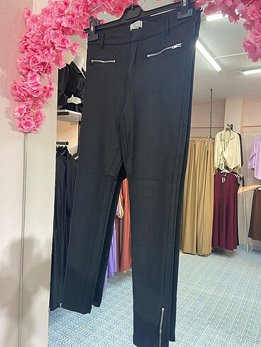TWİST DERİ GÖRÜNÜMLÜ PANT