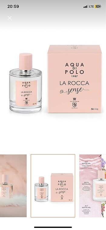  Beden Renk AQUA Dİ POLO LAROCCA 50ml