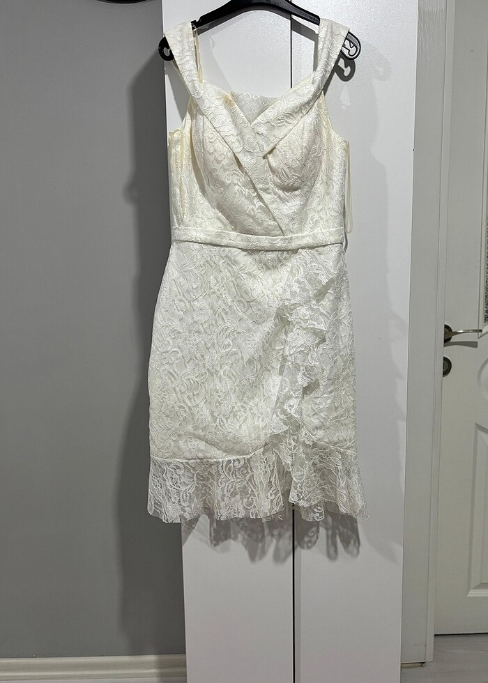 KISA NİKAH ELBİSESİ - Görsel 3