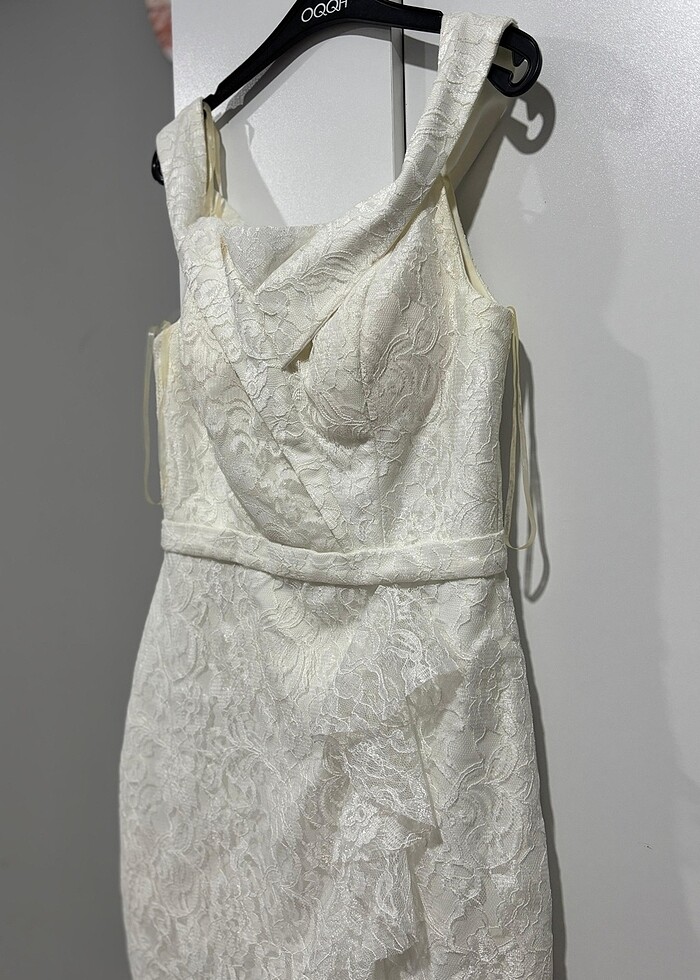 KISA NİKAH ELBİSESİ - Görsel 4