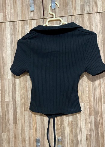 Siyah Kısa crop - Görsel 3