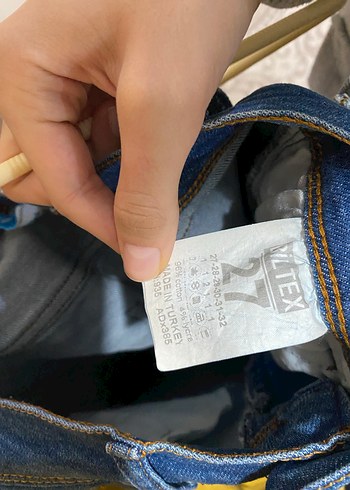 Kadın Mavi Denim Midi Boy Regular Fit Jean - Görsel 5