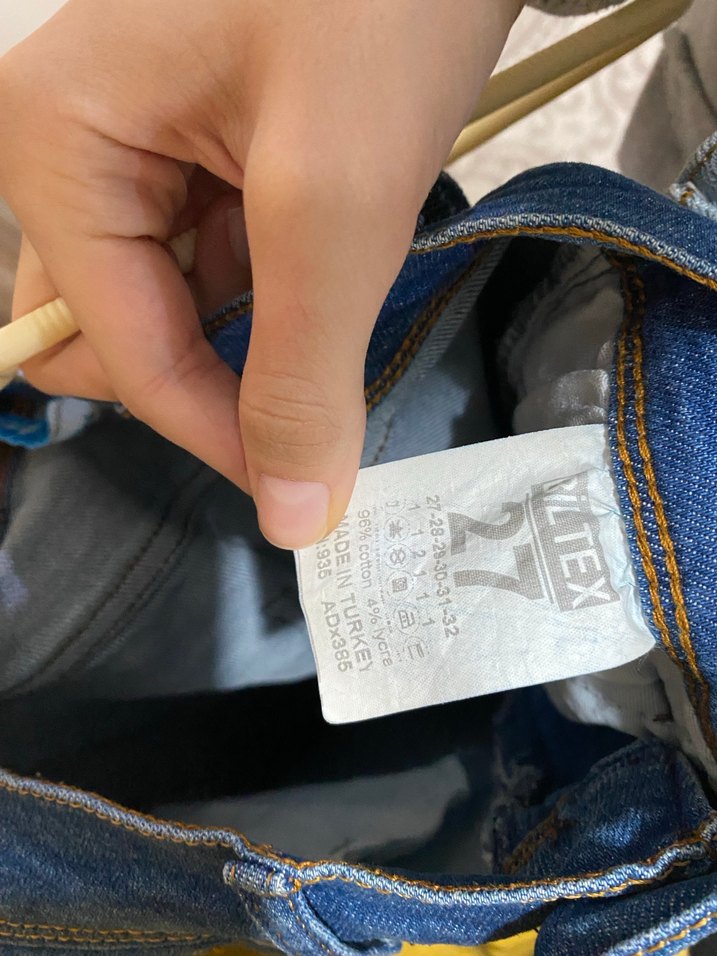 Kadın Mavi Denim Midi Boy Regular Fit Jean - Görsel 5