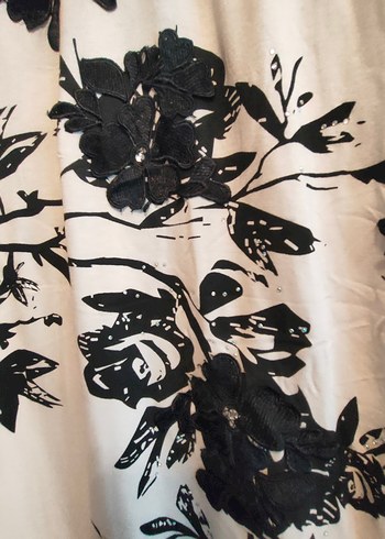 göğüs kısmı tüllü penye tunik - Görsel 7