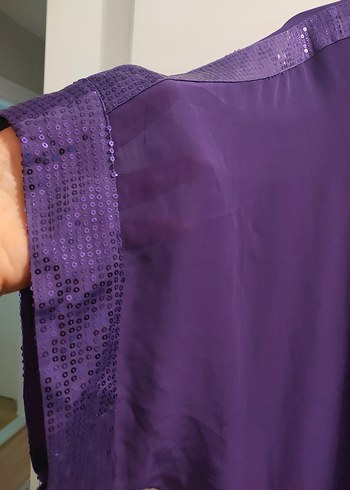 Mor kısa Kollu Salaş 2liTunik - Görsel 4