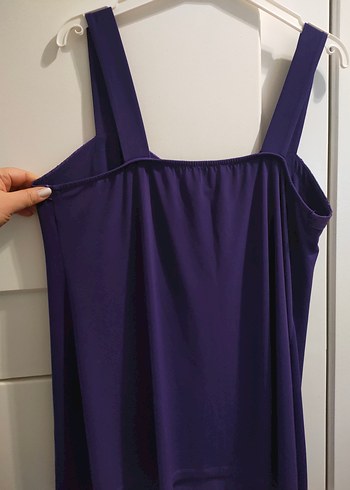 Mor kısa Kollu Salaş 2liTunik - Görsel 7