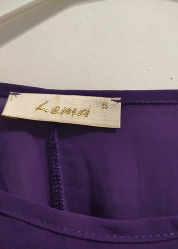 Mor kısa Kollu Salaş 2liTunik - Görsel 9