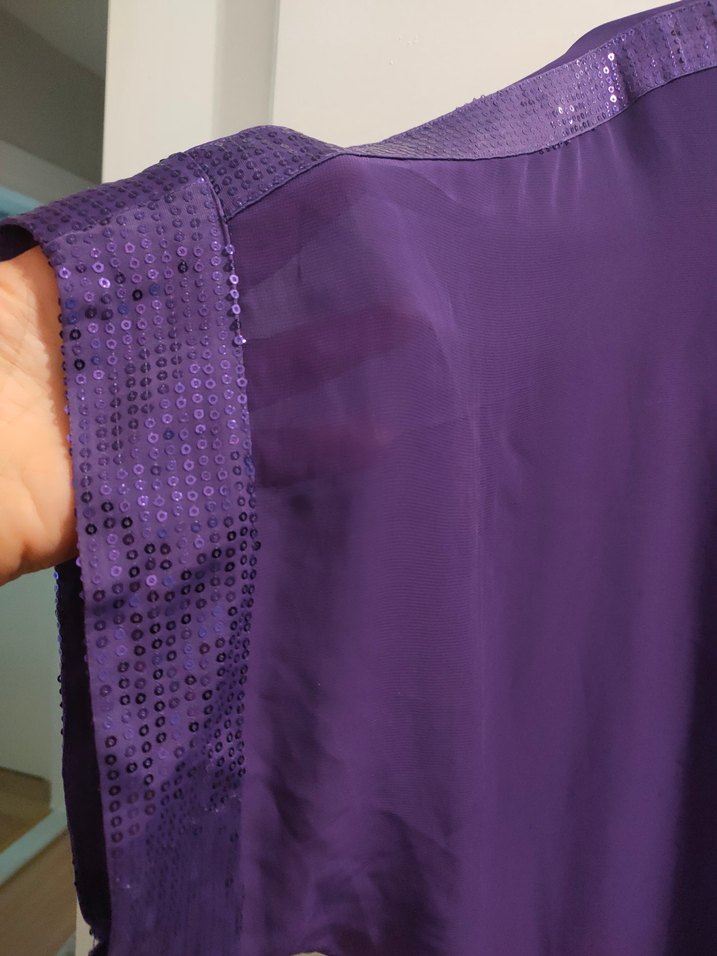 Mor kısa Kollu Salaş 2liTunik - Görsel 4