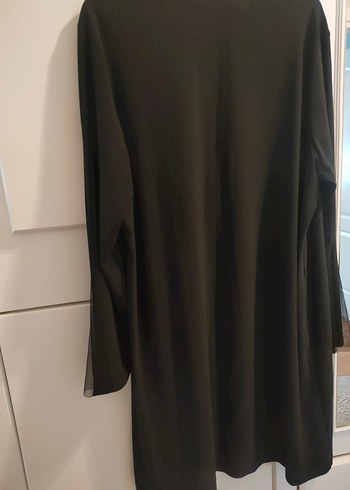 Siyah Uzun taşlı Kadın hırka - Görsel 3