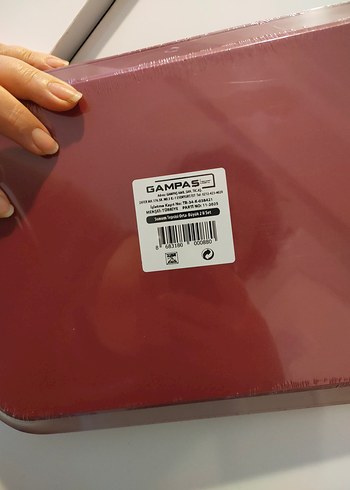 Bordo metal 2li Tepsi - Görsel 3