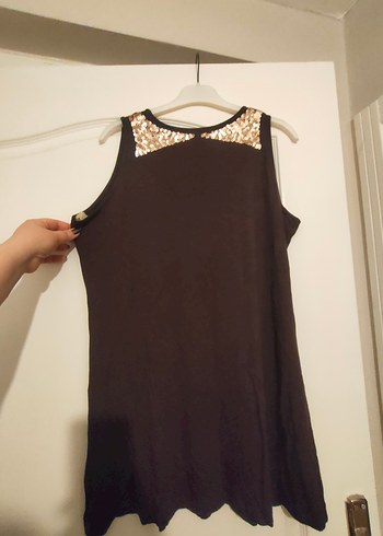 Kahverengi Pullu askılı bluz - Görsel 3