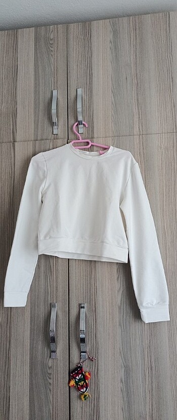 Kadın crop sweat