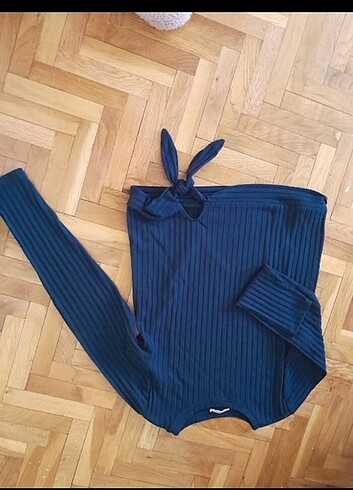Bağlamalı bluz crop