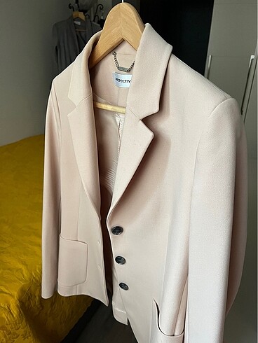 Somon rengi kışlık ceket