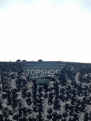 38 Beden çeşitli Renk Topshop Kot Ceket %70 İndirimli.