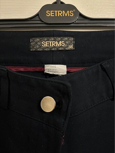 m Beden Setrms Lacivert Kumaş Pantolon