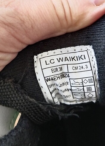 38 Beden gri Renk SORUNSUZ LC WAİKİKİ 38 NO BOT