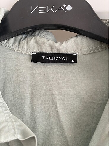 Trendyol & Milla Yazlık gömlek uzun gömlek