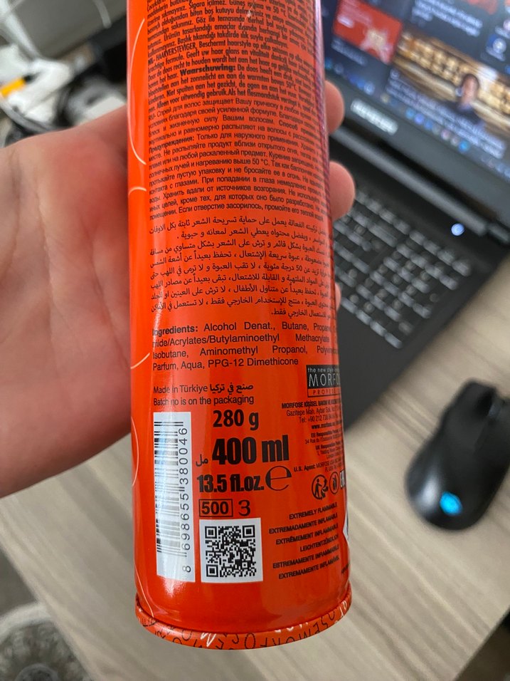 Morfoşe Ultra Güçlü Saç Spreyi 400 ml - Görsel 2