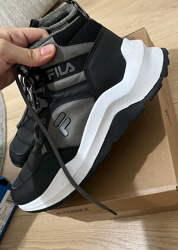 FILA Gri Erkek Spor Ayakkabı Velcro - Görsel 3