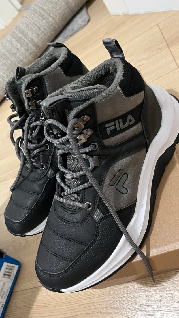 FILA Gri Erkek Spor Ayakkabı Velcro - Görsel 2