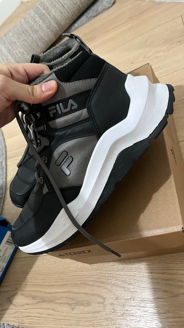 FILA Gri Erkek Spor Ayakkabı Velcro - Görsel 3