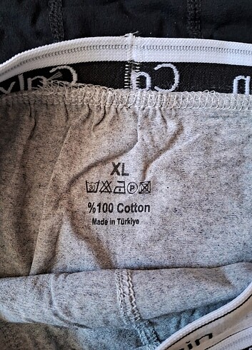 l Beden gri Renk CalvinKlein 3lü Boxer