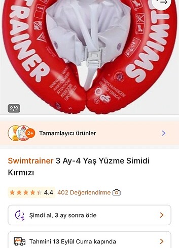 Swimtrainer Swimtrainer marka Bebekler için yüzme simidi