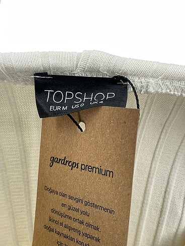 m Beden beyaz Renk Topshop Bluz %70 İndirimli.