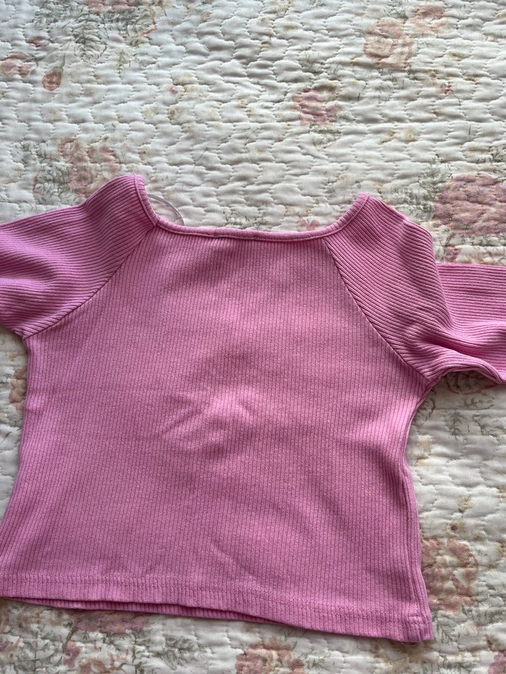 Kadın Pembe Uzun Kollu Bluz - Görsel 5