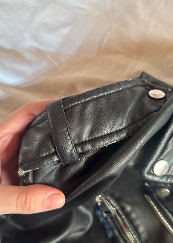 zara deri ceket - Görsel 5