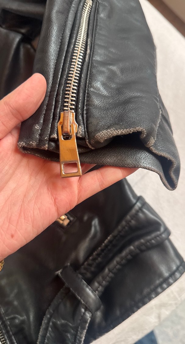 zara deri ceket - Görsel 3