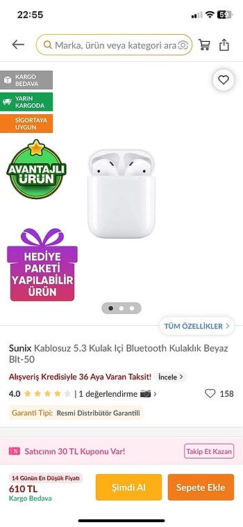 Kablosuz Bluetooth?lu kulaklık