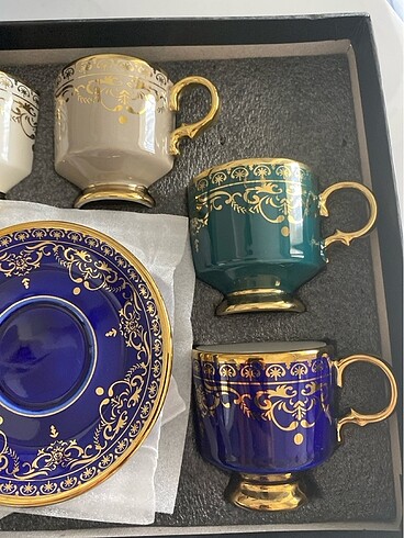 Renkli fincan takımı - Görsel 5