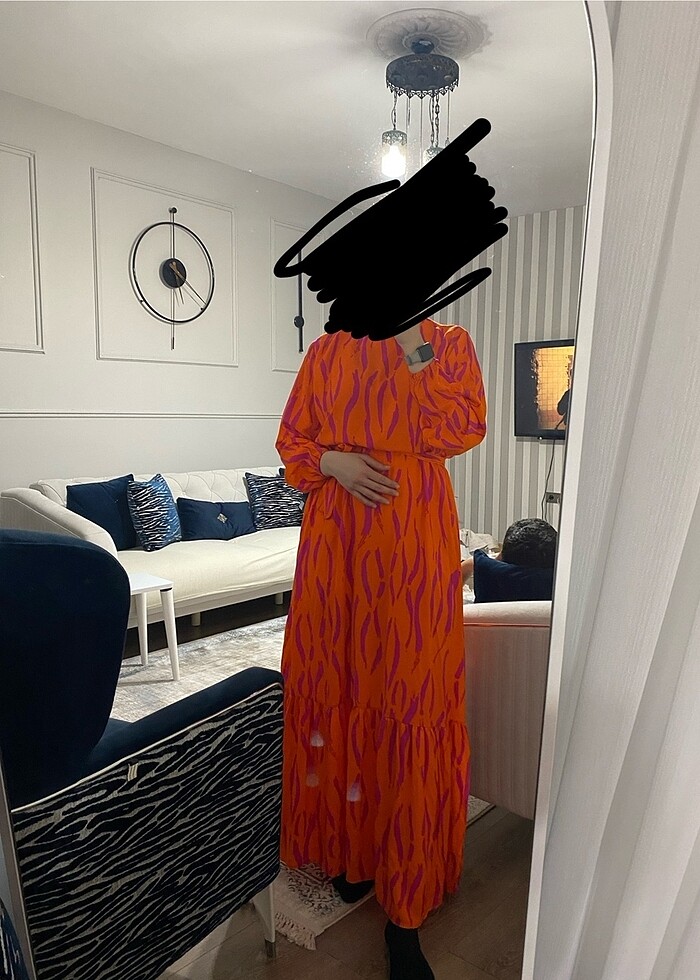 Tesettür yazlık elbise - Görsel 2