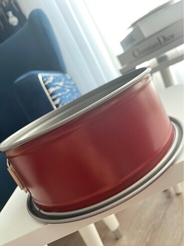 Beden bordo Renk 20 cm kelepçeli kek kalıbı
