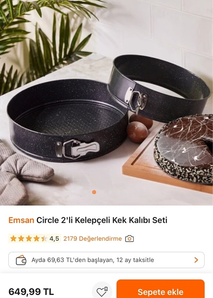 Emsan cirçle kek kalıbı - Görsel 2