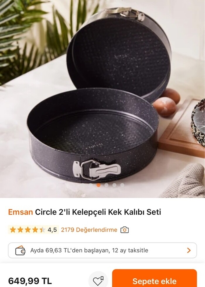 Emsan cirçle kek kalıbı - Görsel 3