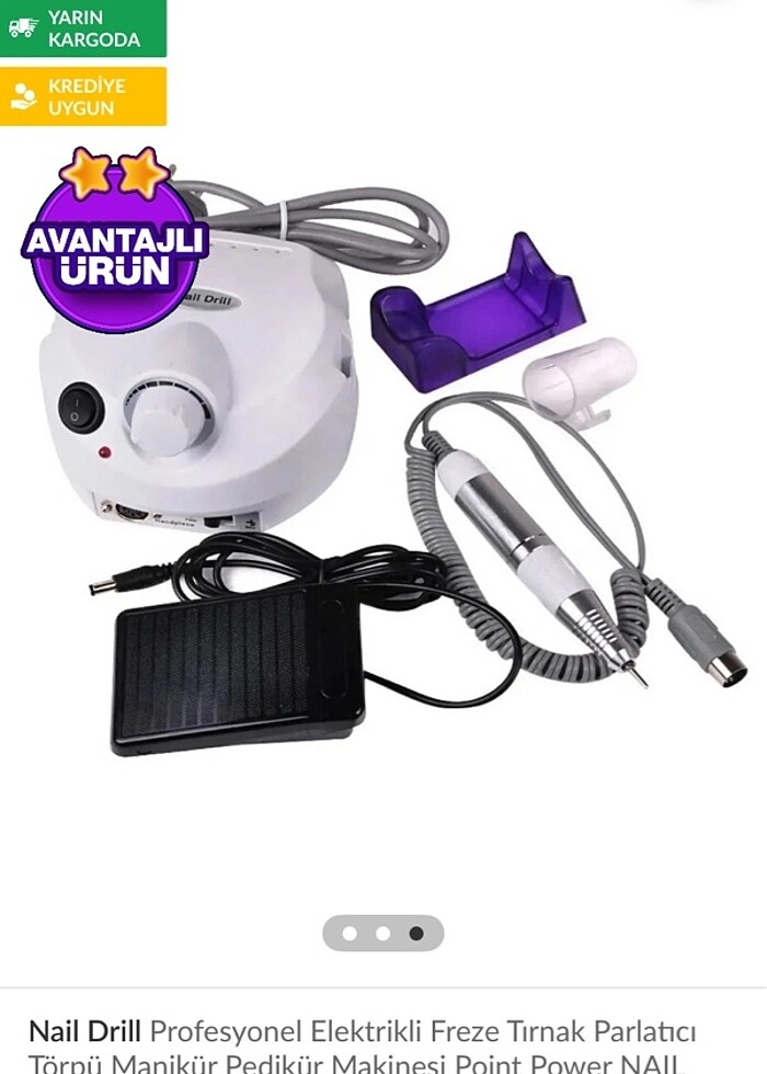 Nail drill manikür makinası - Görsel 3