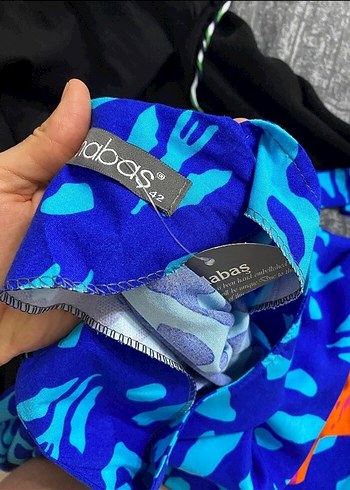 Viskon tesettür elbise - Görsel 5