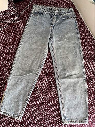 Buz rengi mom jean