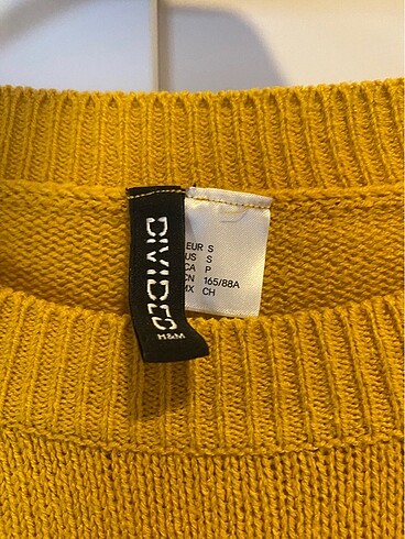 H&M H&M hardal rengi kazak
