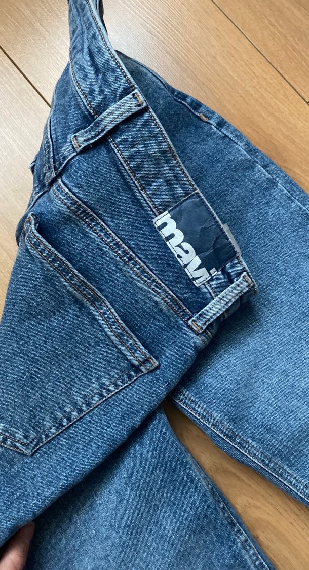 Mavi Normal Boy Kadın Denim Pantolon - Görsel 2