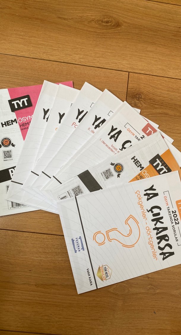 Hiç çözülmemiş test kitapları - Görsel 2