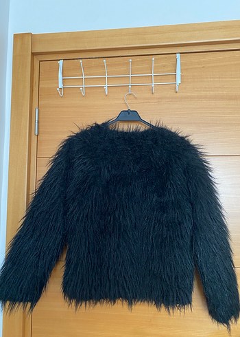 Siyah Kadın Kürk - Görsel 5